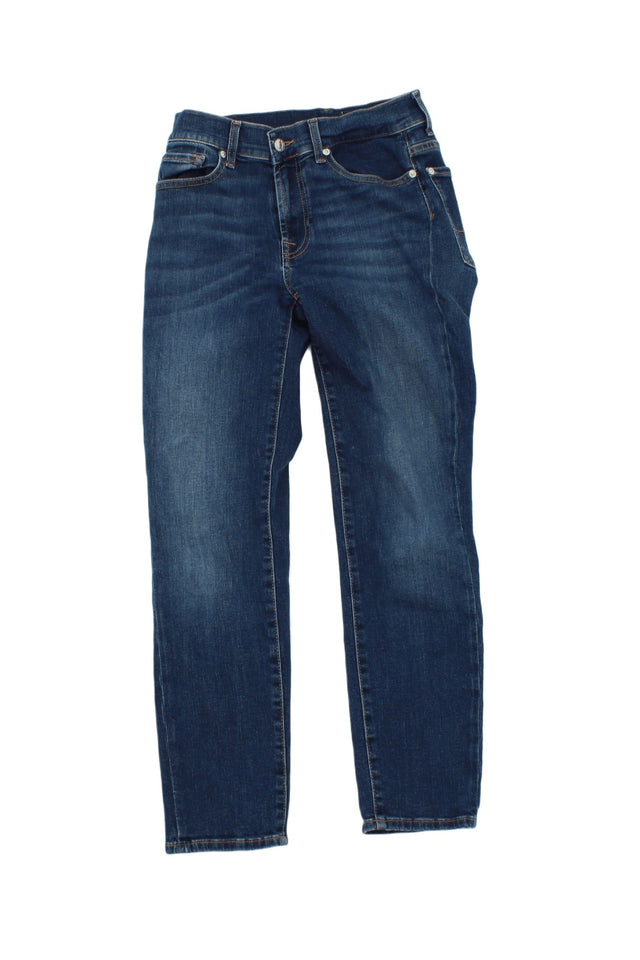 For All Mankind Men's Jeans W 27 in Blue Other with Mohair