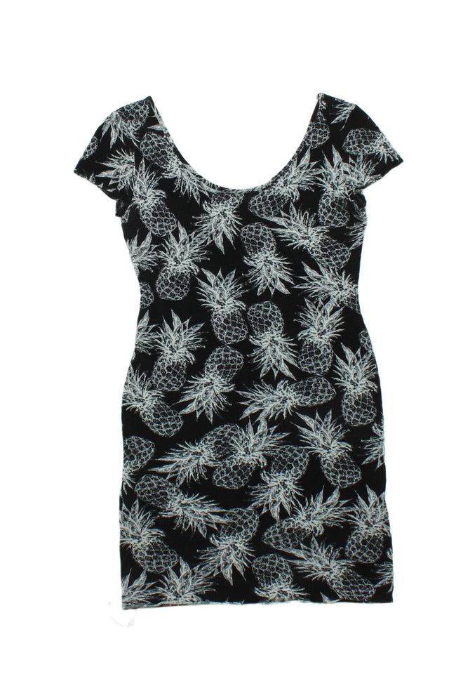 New Look Women's Mini Dress UK 12 Black 100% Polyester