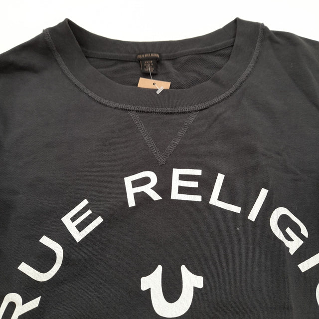 True Religion Mens Jumper Xs Black 100% - Cotton
