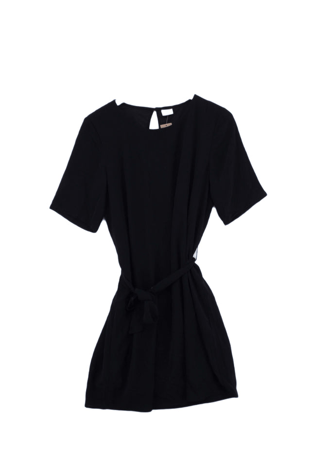 Jacqueline De Yong Women's Mini Dress UK 10 Black 100% Other