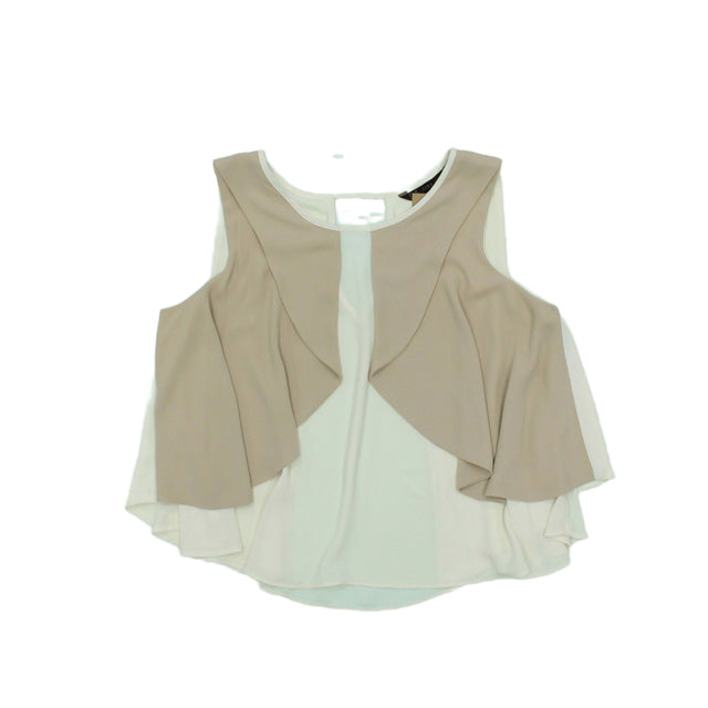 Zara Basic Women's Top XS Brown 100% Other