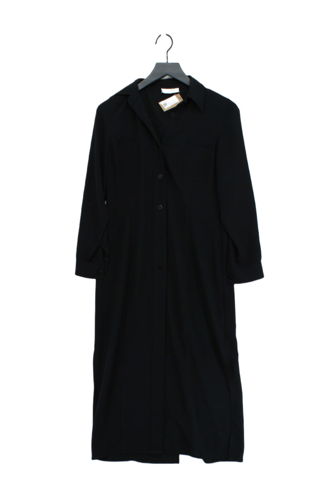 Precis Petite Womens Midi Dress 10 Black 100% - Polyester