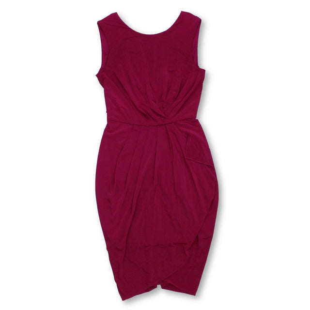 BCBGMAXAZRIA Women's Mini Dress XS Pink 100% Polyester