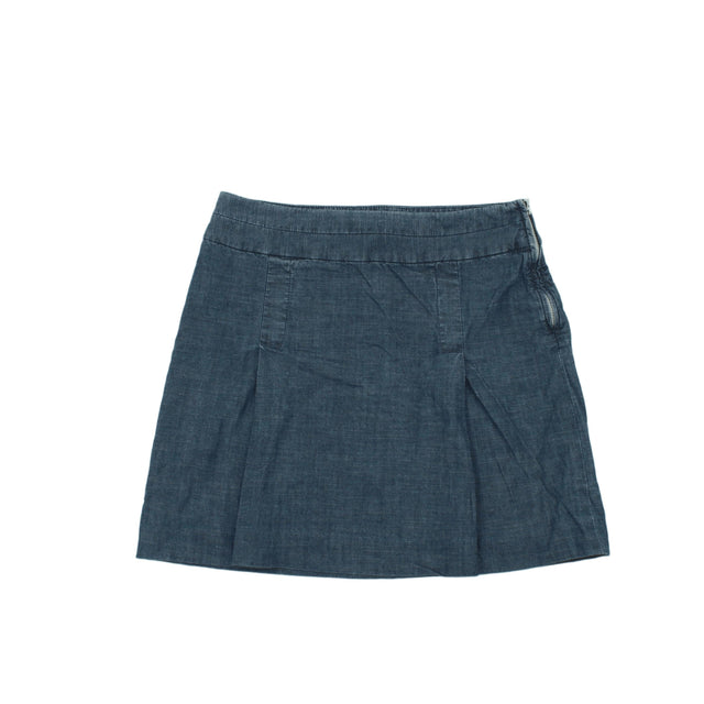 Banana Republic Women's Mini Skirt W 29 in Blue 100% Cotton