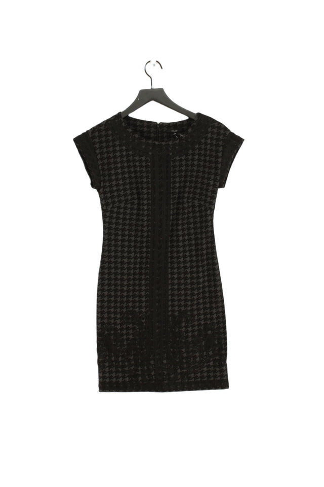 Linea Women's Midi Dress UK 8 Black Polyester with Viscose, Elastane