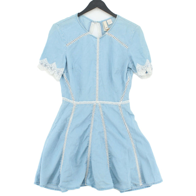Divided Women's Midi Dress UK 10 Blue 100% Polyester