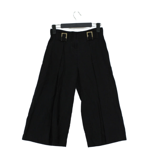 MNG Women's Trousers UK 6 Black 100% Lyocell Modal