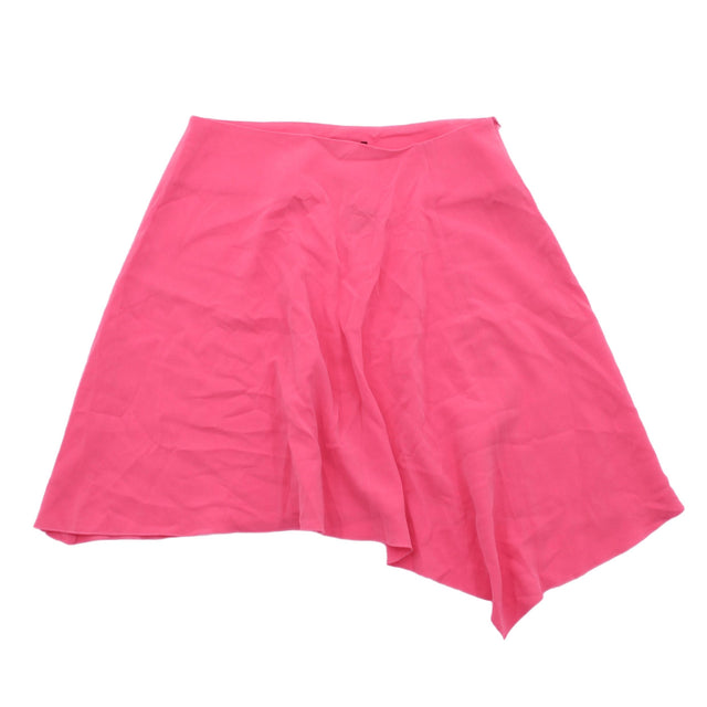 Tara Jarmon Women's Mini Skirt UK 12 Pink 100% Polyester