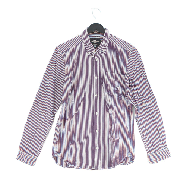 H&M Men's T-Shirt S Purple 100% Cotton