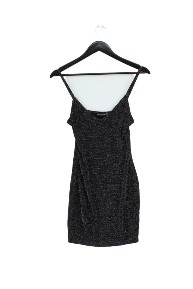 Pretty Little Thing Women's Mini Dress UK 8 Black 100% Other