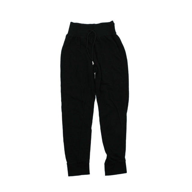 H&M Women's Trousers XS Black Cotton with Polyester, Other