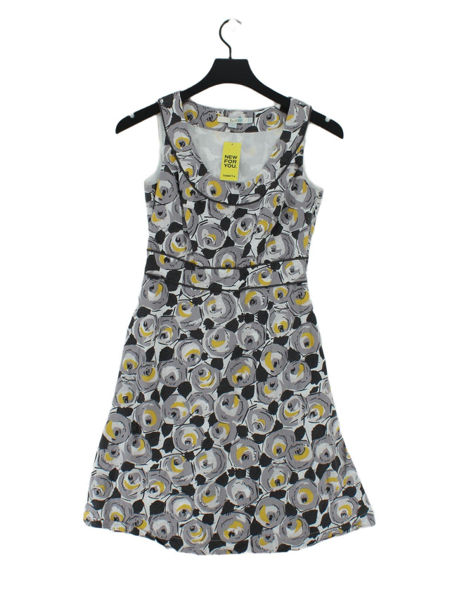 Boden Women's Mini Dress UK 6 Grey 100% Cotton