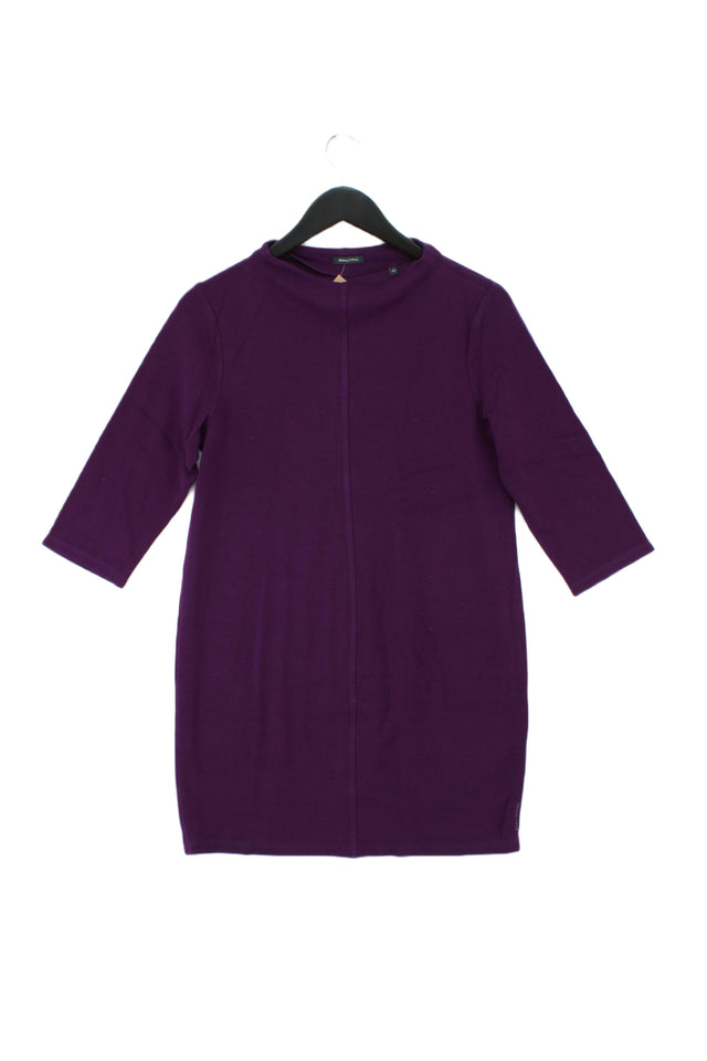 Marc O'Polo Women's Mini Dress UK 12 Purple 100% Viscose