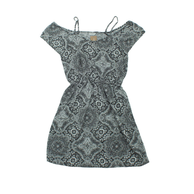 Jacqueline De Yong Women's Mini Dress UK 6 Multi 100% Viscose