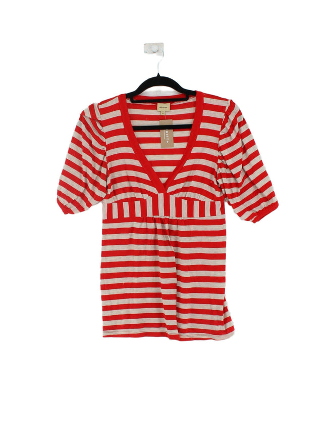 Ella Moss Women's Top S Red 100% Polyester