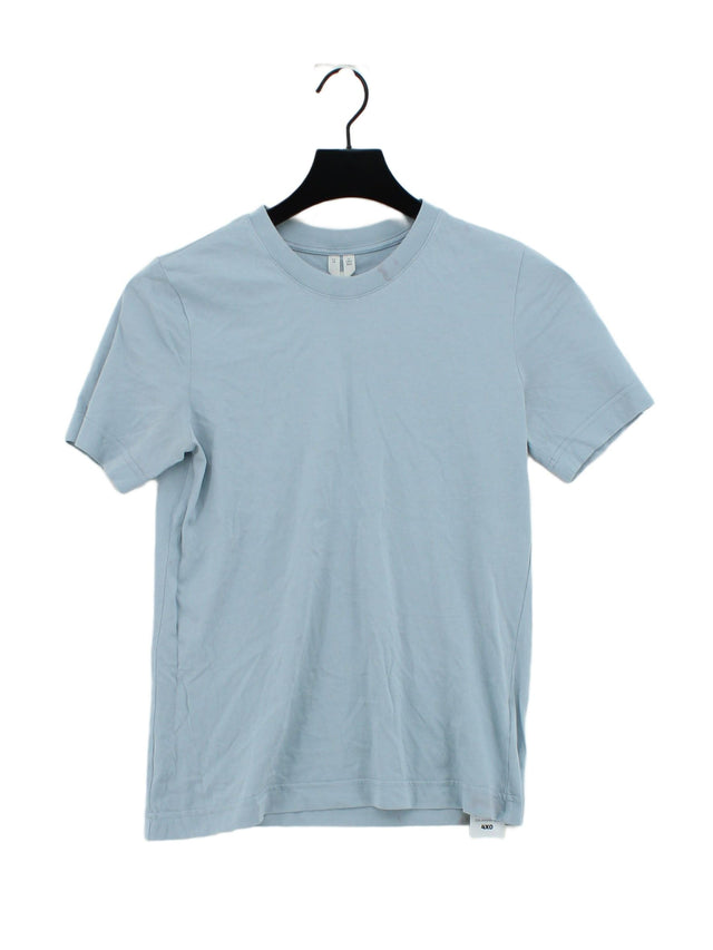 Arket Men's T-Shirt XS Blue 100% Cotton