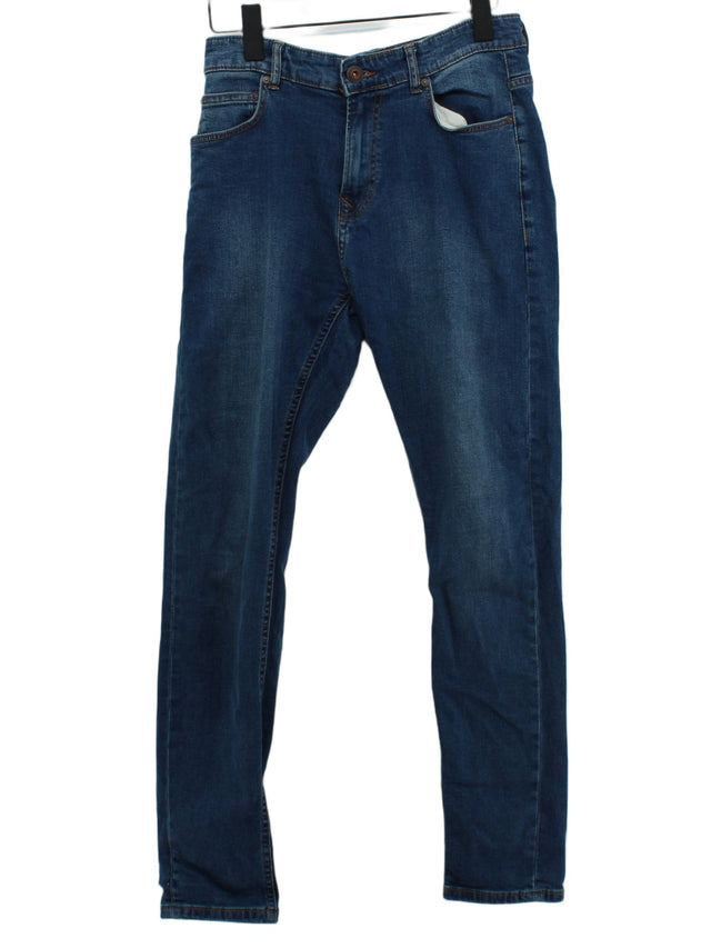 Next Women's Jeans W 30 in Blue Cotton with Elastane