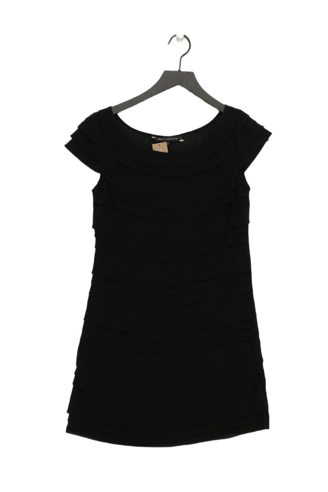 French Connection Women's Mini Dress UK 6 Black 100% Polyester