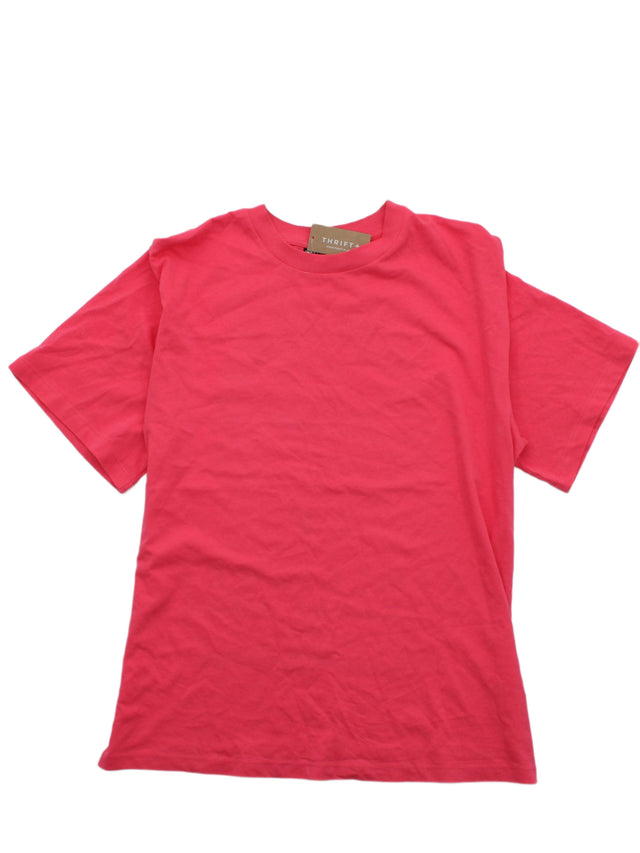 Asos Women's T-Shirt UK 10 Pink 100% Cotton