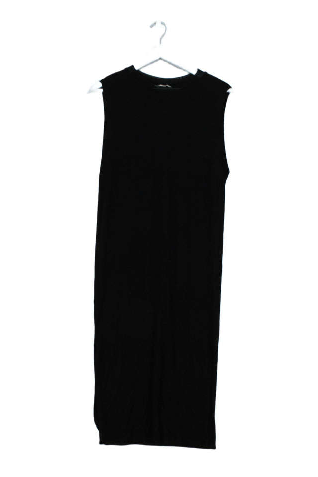 H&M Women's Midi Dress UK 6 Black 100% Other