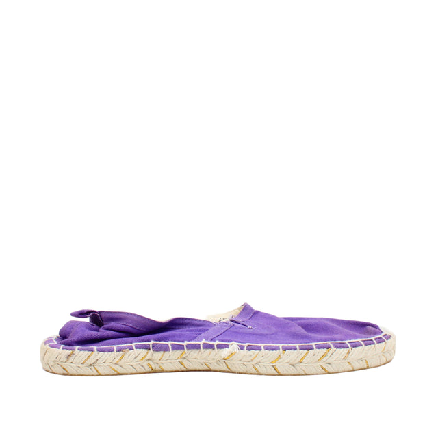 Superdry Women's Flat Shoes UK 6 Purple 100% Other