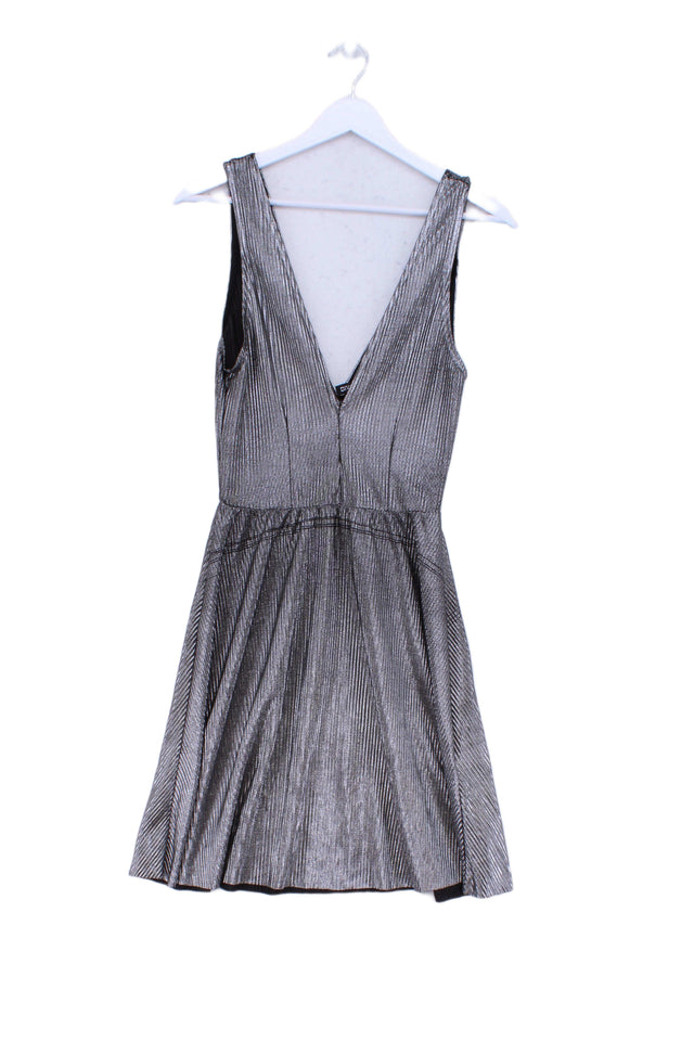 Divided (H&M) Women's Mini Dress UK 8 Grey 100% Polyester