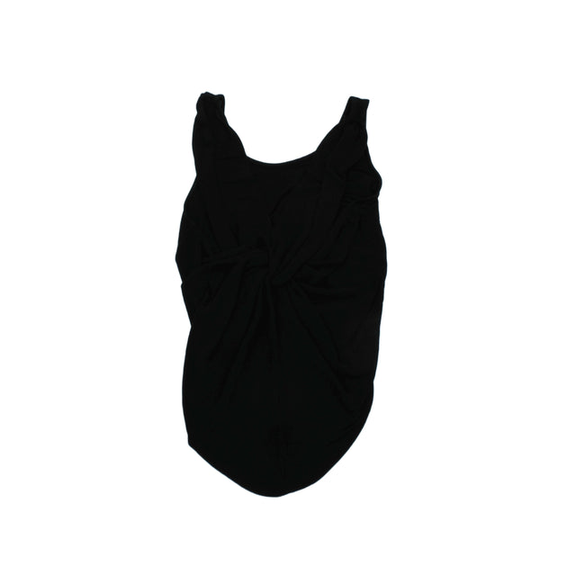 H&M Women's T-Shirt XS Black 100% Polyester