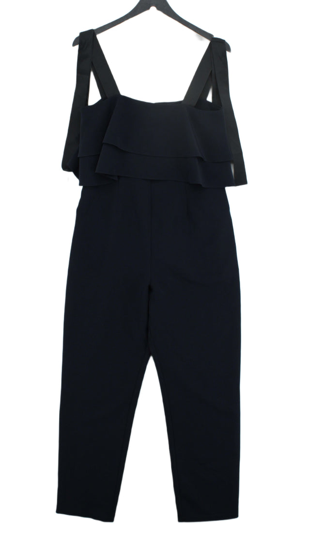Asos Women's Jumpsuit UK 10 Blue Polyester with Elastane