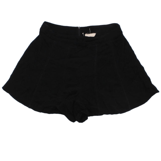 Pins And Needles Women's Shorts UK 4 Black 100% Other