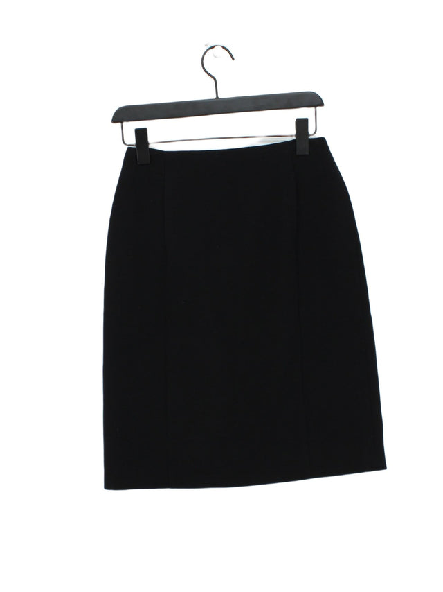 Mondi Women's Midi Skirt UK 6 Black Rayon with Polyester
