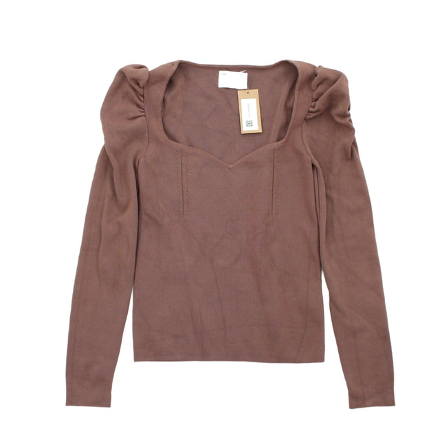 Asos Women's Top UK 6 Brown 100% Other