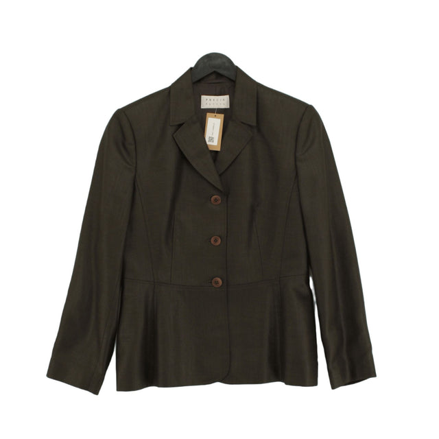 Precis Petite Women's Jacket S Brown 100% Polyester