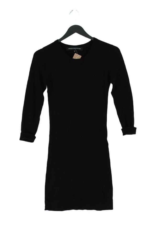 French Connection Womens Midi Dress S Black Blend - Other