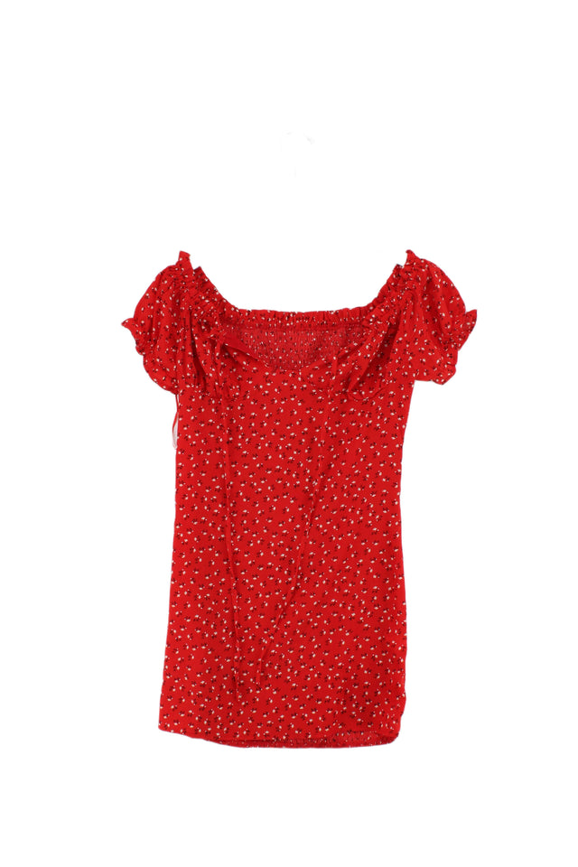 Shein Women's Mini Dress XS Red 100% Other