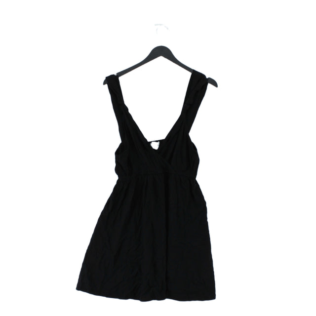 Asos Women's Mini Dress UK 10 Black 100% Viscose