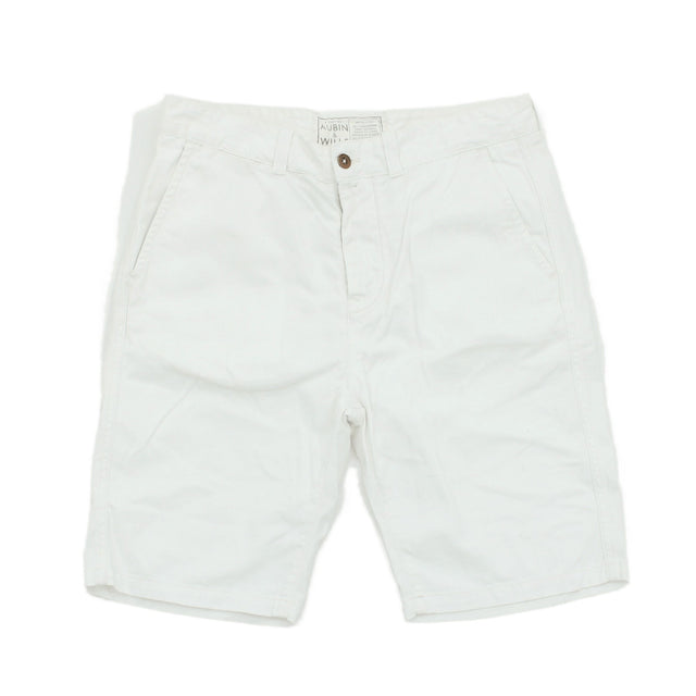 Aubin & Wills Womens Shorts 6 White 100% - Cotton