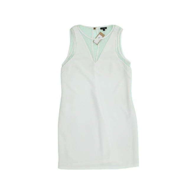 River Island Women's Mini Dress UK 10 White 100% Polyester