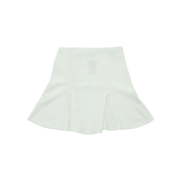 Asos Women's Mini Skirt UK 10 White Polyester with Elastane