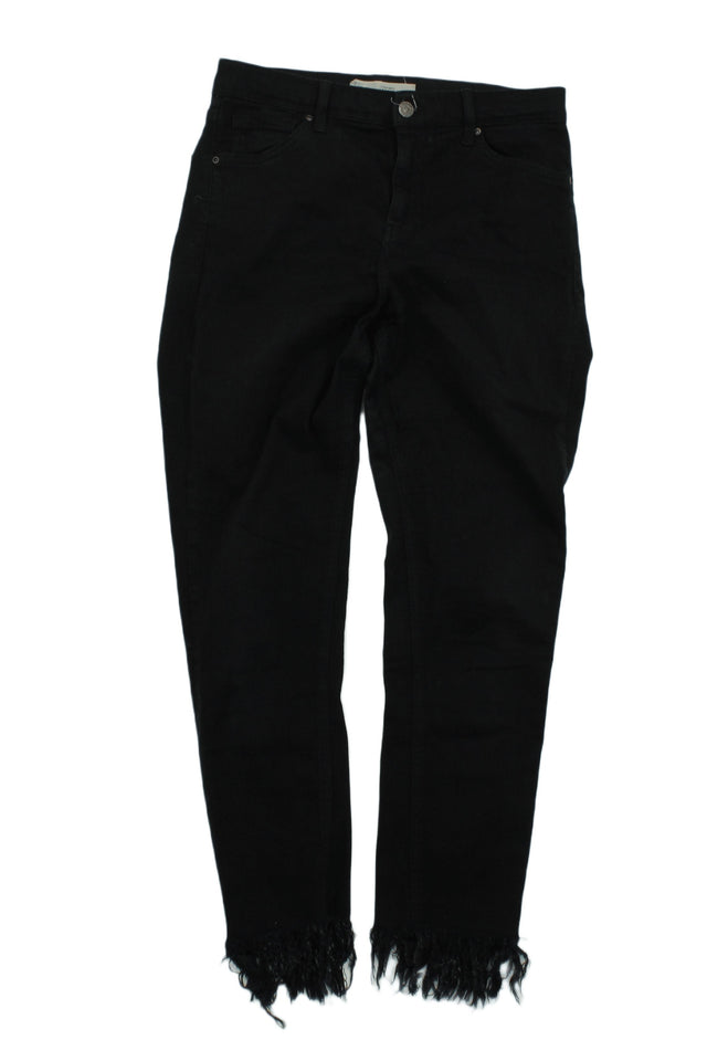 Topman Women's Trousers W 30 in Black 100% Other