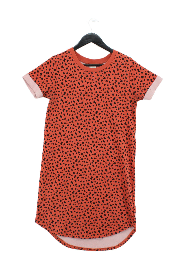 Jacqueline De Yong Women's Mini Dress S Orange 100% Polyester