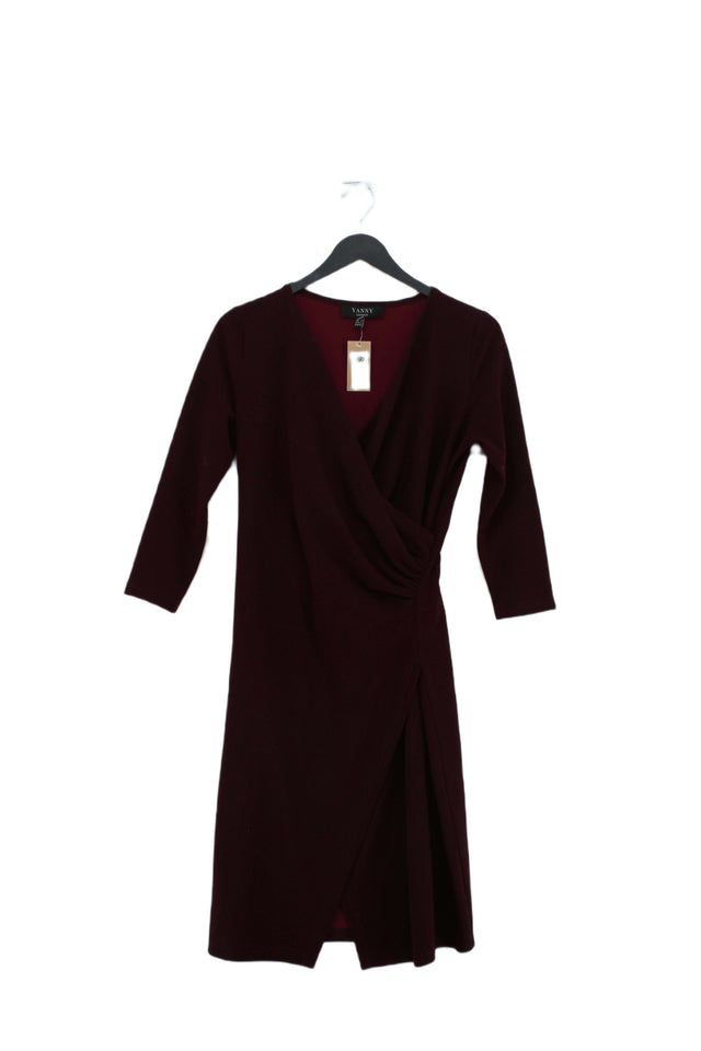 Yanny London Women's Midi Dress UK 8 Purple 100% Other