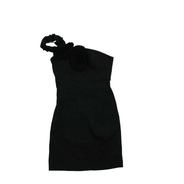Miso Women's Midi Dress UK 14 Black 100% Other