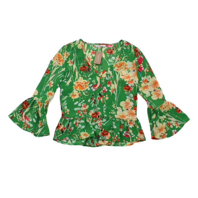 Glamorous Women's Top UK 8 Green 100% Polyester