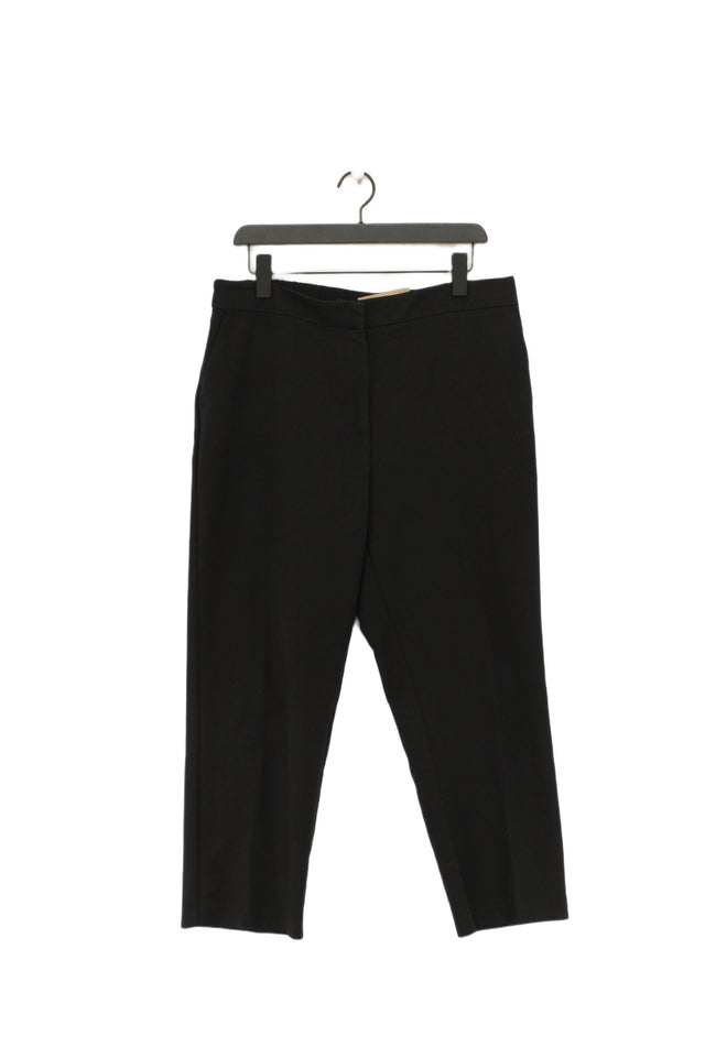 M&S Women's Trousers W 37 in; L 26 in Black 100% Other