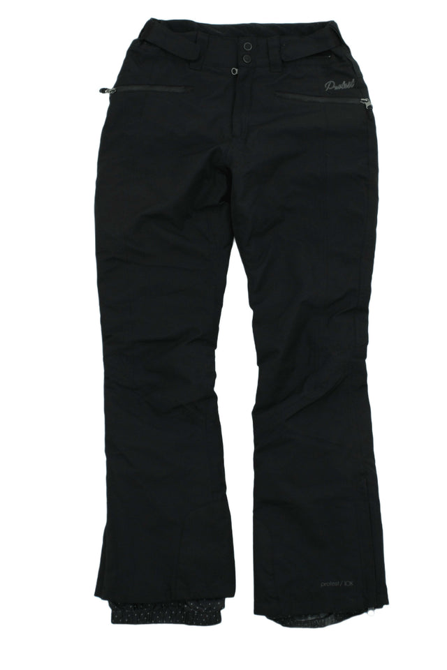 Protest Women's Trousers UK 6 Black 100% Other