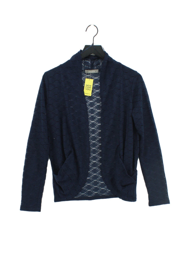 Oasis Women's Cardigan S Blue 100% Polyester