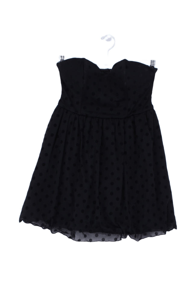 Rare London Women's Mini Dress UK 10 Black 100% Polyester