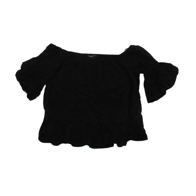 Forever 21 Women's Top S Black 100% Other