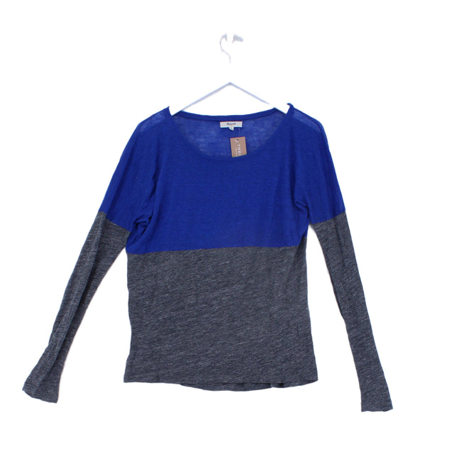 Madewell Women's Top S Grey 100% Other