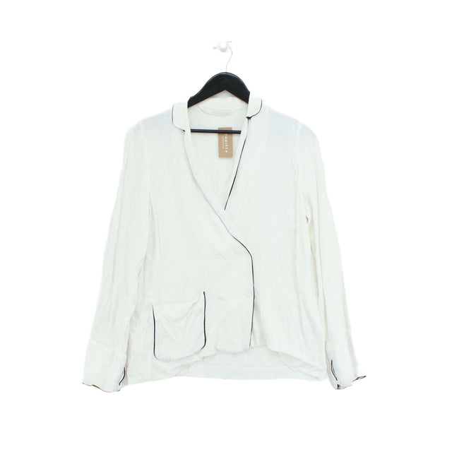 Zara Women's Blouse S White 100% Other